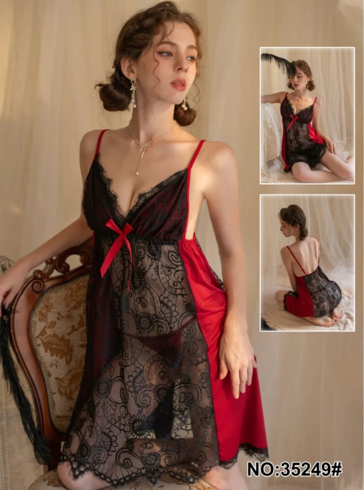 Baby Doll Seductive Net Nighty