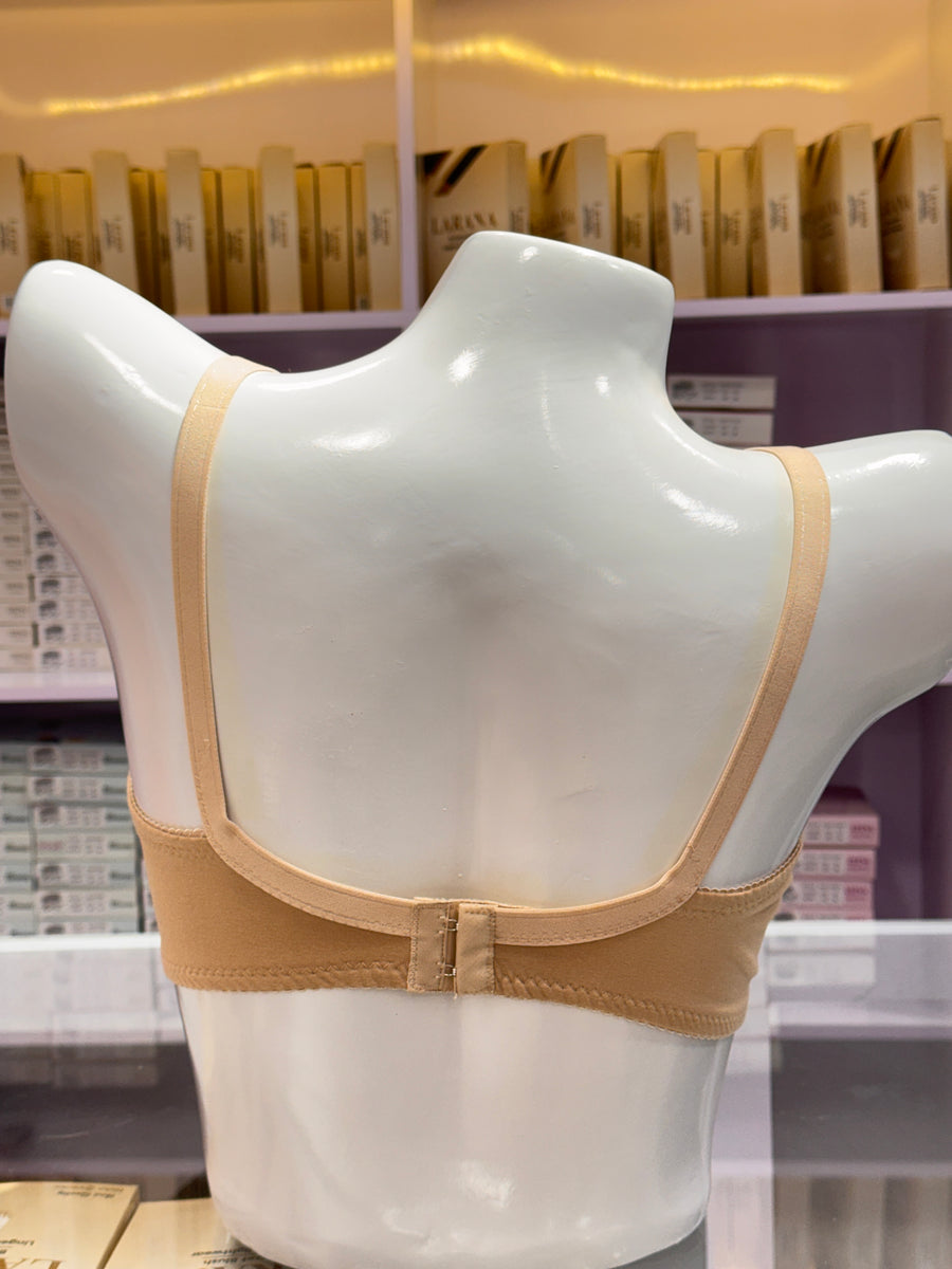 Embroidery Cotton T-Shirt Bra