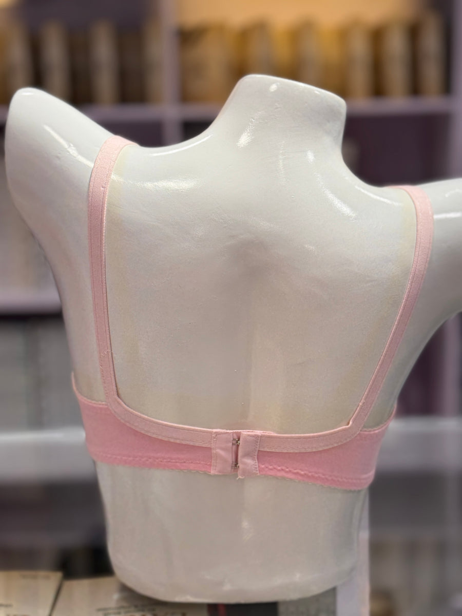 Embroidery Cotton T-Shirt Bra