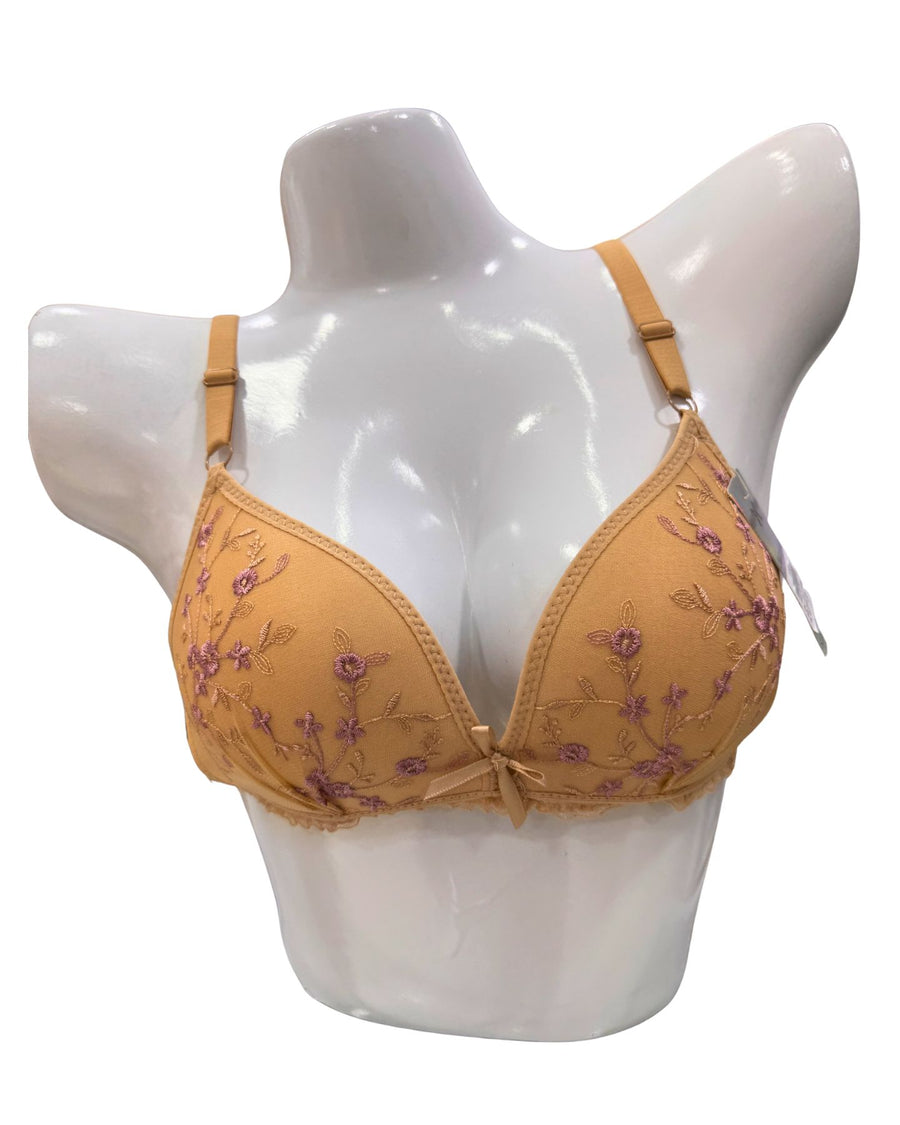 Embroidery Foam Bra