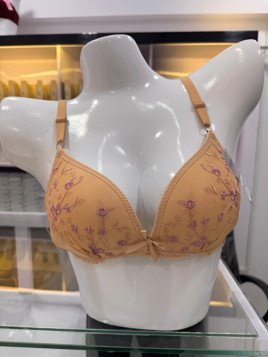 Embroidery Foam Bra