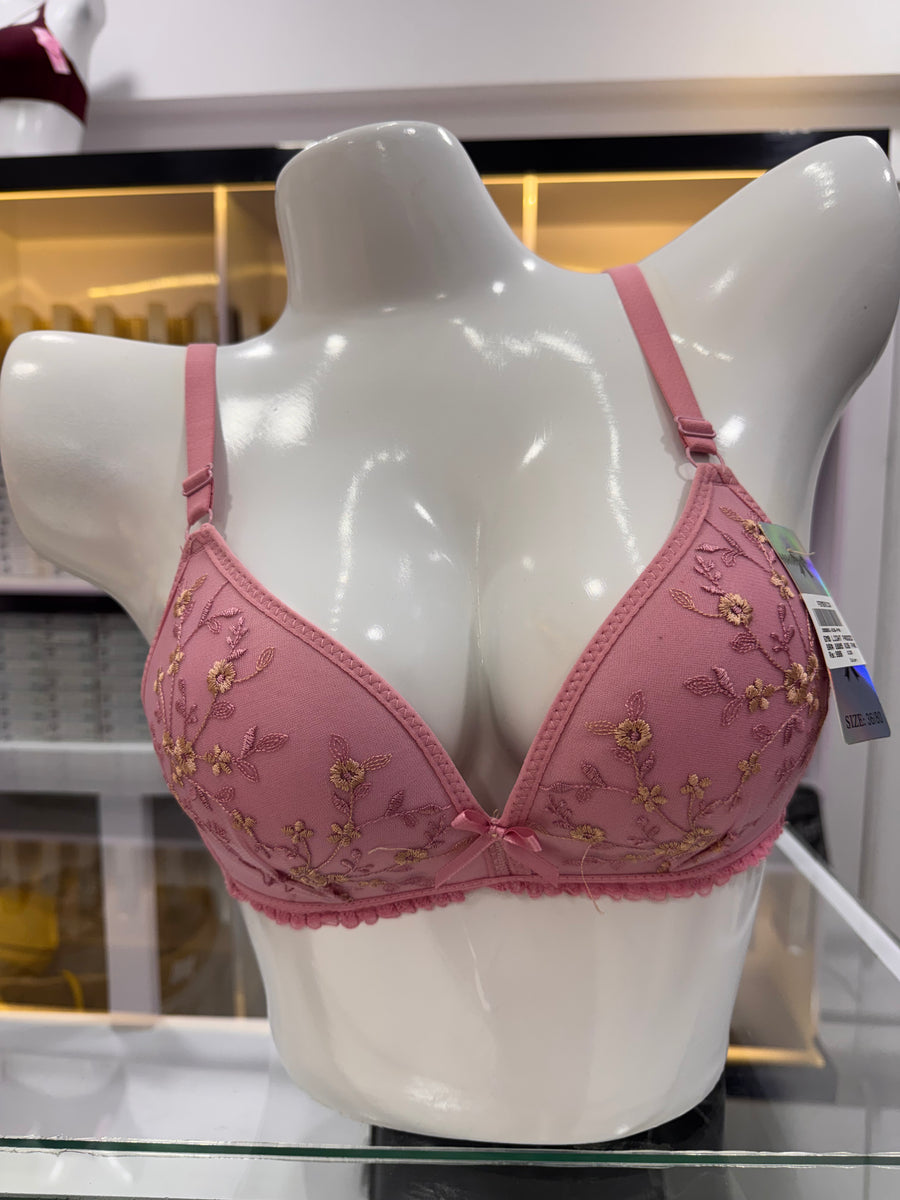 Embroidery Foam Bra