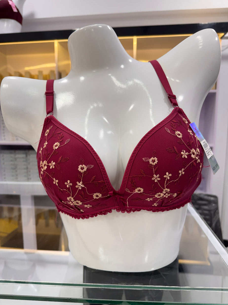 Embroidery Foam Bra