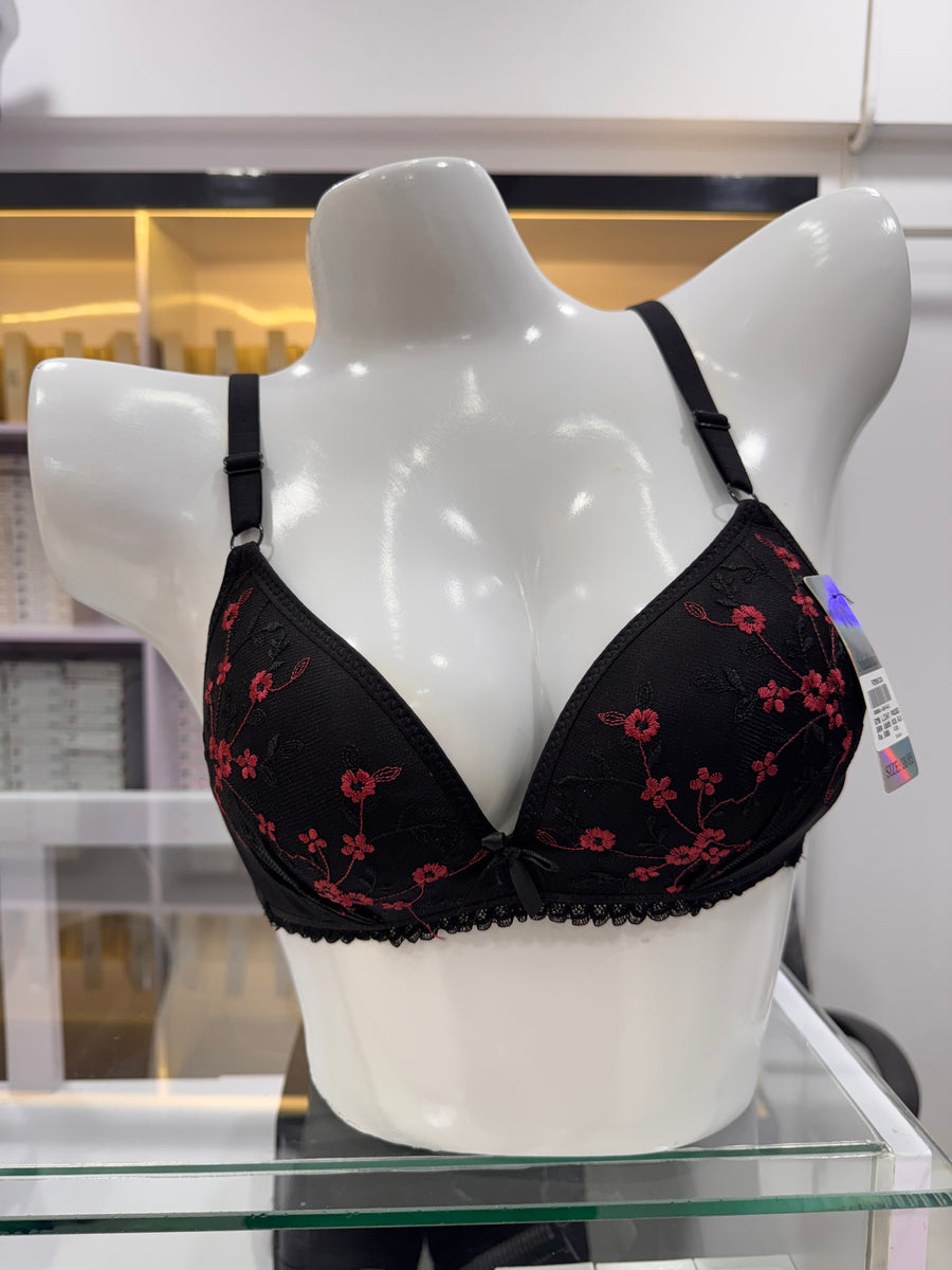 Embroidery Foam Bra