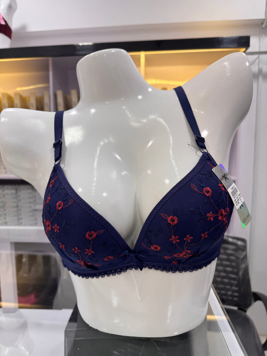 Embroidery Foam Bra