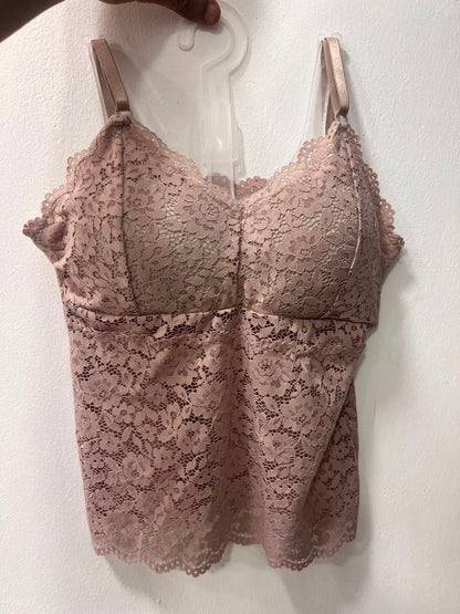 Net Lace Padded Camisole