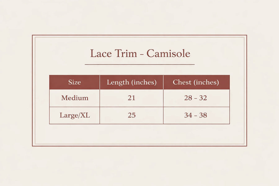 SoftTouch Lace Trim - Camisole