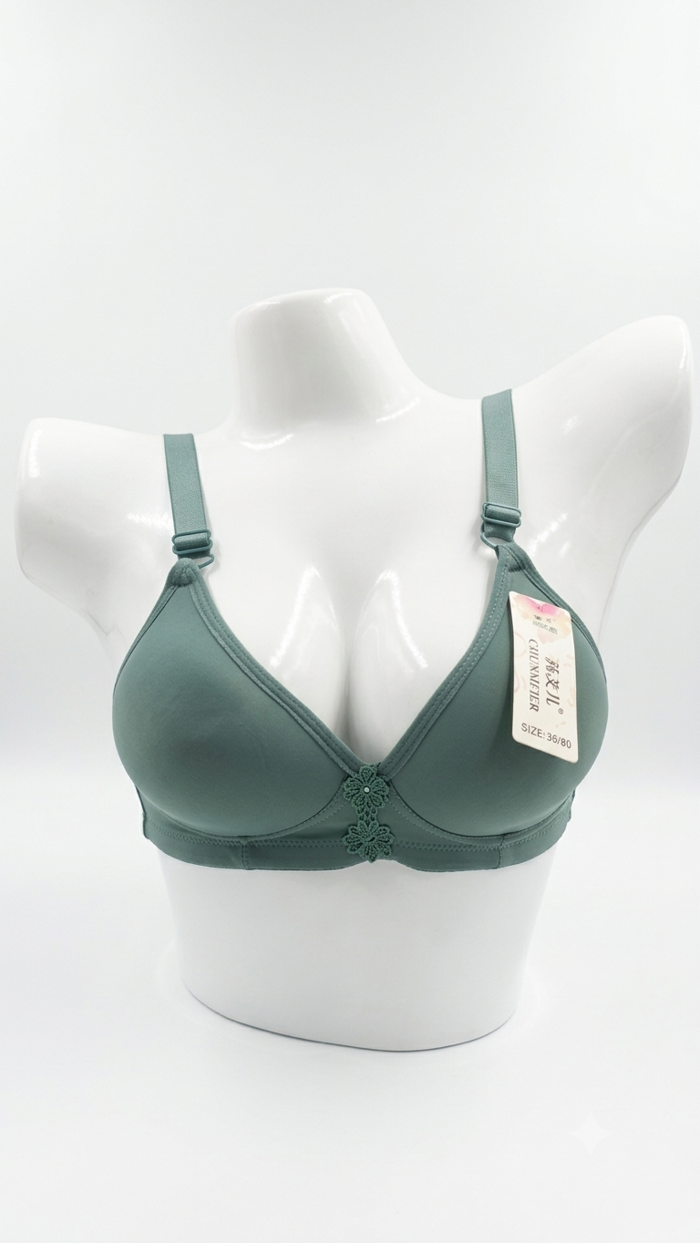 Plain Light Padded Foam Bra
