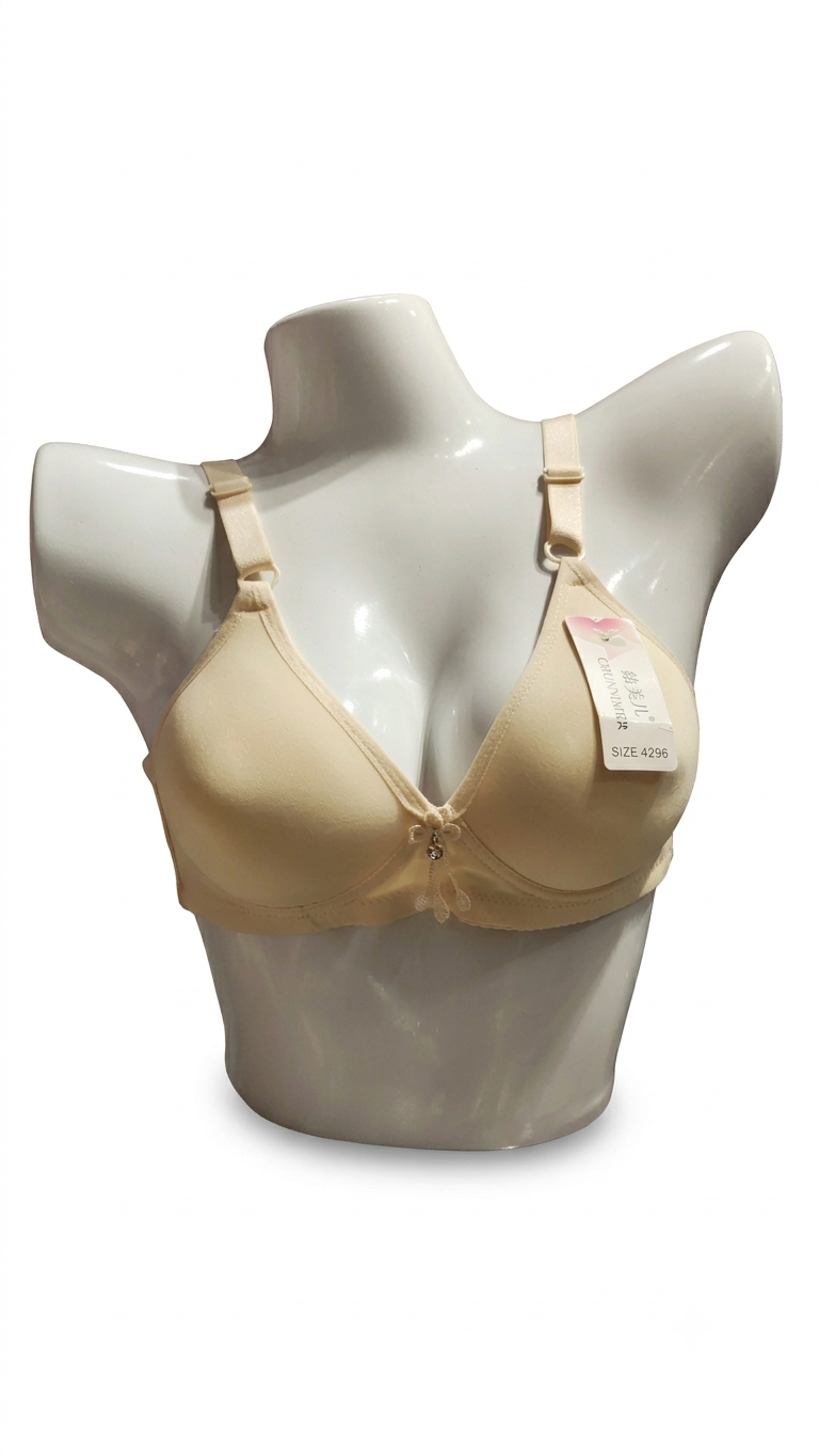 Plain Light Padded Foam Bra