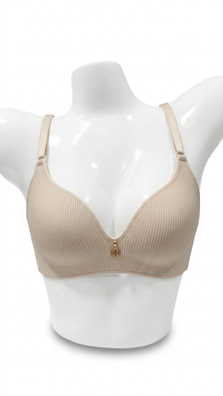 Light Padded Without Wire Foam Bra