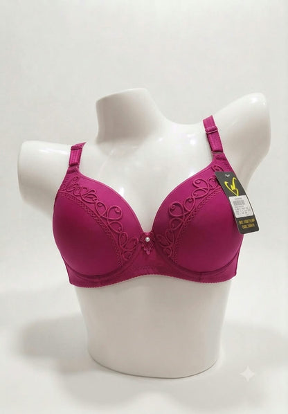 Light Padded Embroidery Bra